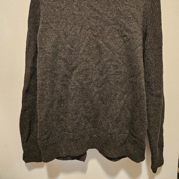 H&M Green Knit Collared Double Breasted Buttons Cardigan US Men M - Picture 9 of 9